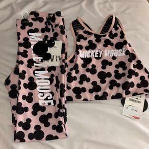 New Zara Kids Mickey Mouse Active Wear